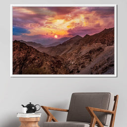 Desert Mountains - NicheCanvas