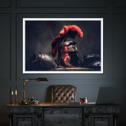 Roman Warrior Helmet - NicheCanvas