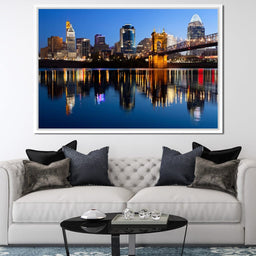 Cincinnati Skyline - NicheCanvas