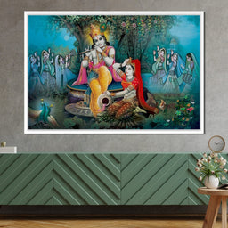 Radha & Krishna Love Tree - NicheCanvas