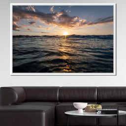 Sunset Ocean - Lucas Moore - NicheCanvas