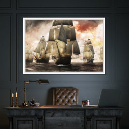 Pirate Fleet - NicheCanvas