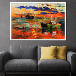 Fishing Boats - NicheCanvas