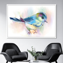 Watercolor Bird - NicheCanvas