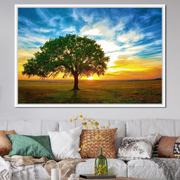 Sunrise Tree - NicheCanvas