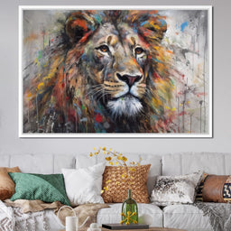 Urban Jungle: Lion - NicheCanvas