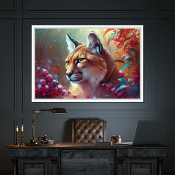 Winter Puma - Neal Hackett - NicheCanvas