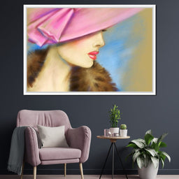 Pink Hat Fashion - NicheCanvas