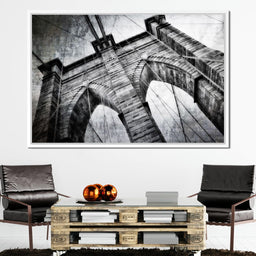 Brooklyn Bridge Arch - NicheCanvas