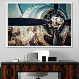 WWII Airplane Propeller - NicheCanvas