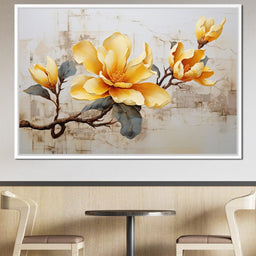 Yellow Magnolia Tree 2 - Wildrose Creations - NicheCanvas