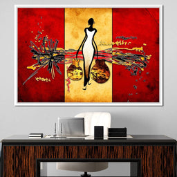 African Silhouette - NicheCanvas