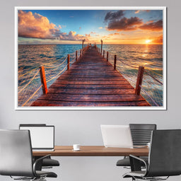 West Coast Sunset - NicheCanvas