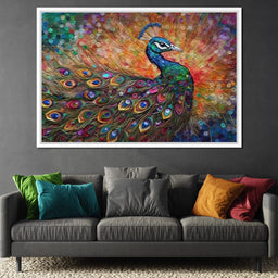 Peacock Fantasy - NicheCanvas