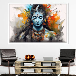 Serene Shiva - NicheCanvas