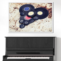 Heart Shaped Vinyl Records - NicheCanvas