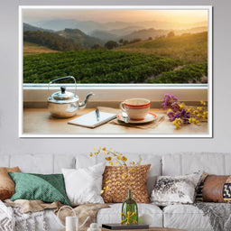 Coffee with a View - NicheCanvas