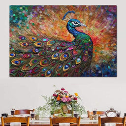 Peacock Fantasy - NicheCanvas