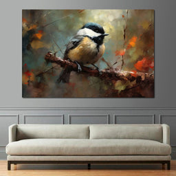 Black-Capped Chickadee - Neal Hackett - NicheCanvas