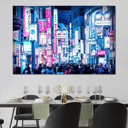 Cyberpunk Street - Johanjjf - NicheCanvas