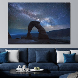 Arch Under the Milky Way - NicheCanvas