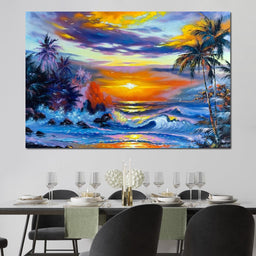 Hawaii Sunset - NicheCanvas