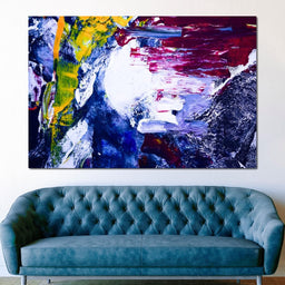 Abstract Sea Splash - NicheCanvas