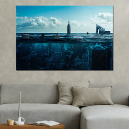 New York Underwater - Milos Karanovic - NicheCanvas