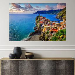 Vernazza Village - NicheCanvas