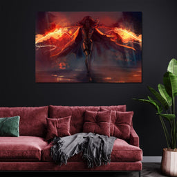 Fire Succubus - NicheCanvas