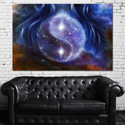 Yin Yang Stars - NicheCanvas