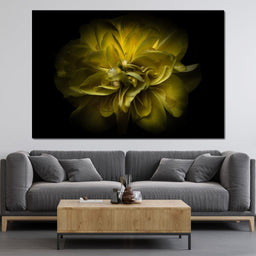 Yellow Backyard Flowers - Brian Carson - NicheCanvas