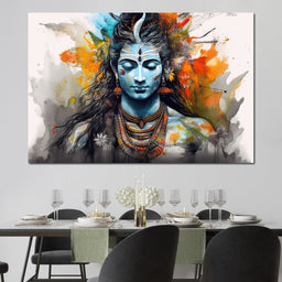 Serene Shiva - NicheCanvas
