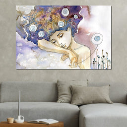 Lost in her Dreams - NicheCanvas