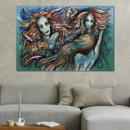 The 4 Mermaids - NicheCanvas