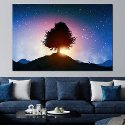 Spectacular Otherworldly Sunset - NicheCanvas