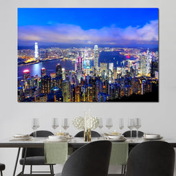Hong Kong Skyline - NicheCanvas