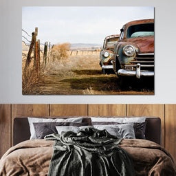Abandoned Cars - NicheCanvas