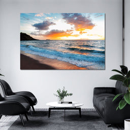 Maui Black Sand Beach - Lucas Moore - NicheCanvas