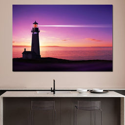 Lighthouse In Nova Scotia - NicheCanvas