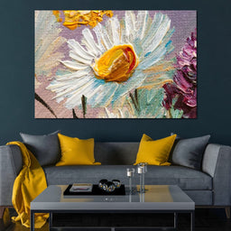 White Daisy - NicheCanvas