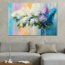 Lilac Flowers - NicheCanvas