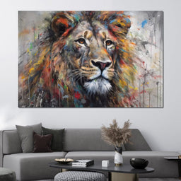 Urban Jungle: Lion - NicheCanvas