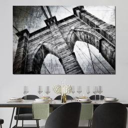 Brooklyn Bridge Arch - NicheCanvas