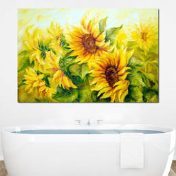Beautiful Sunflowers - NicheCanvas