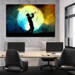 Space Trumpeter - ABConcepts - NicheCanvas