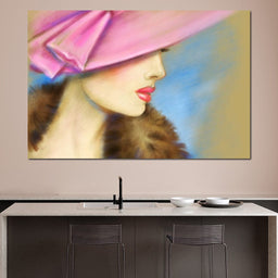 Pink Hat Fashion - NicheCanvas