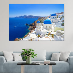 Santorini - NicheCanvas