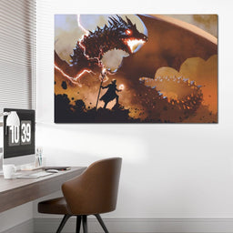 Black Magic Wizard - NicheCanvas