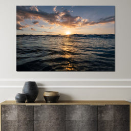 Sunset Ocean - Lucas Moore - NicheCanvas